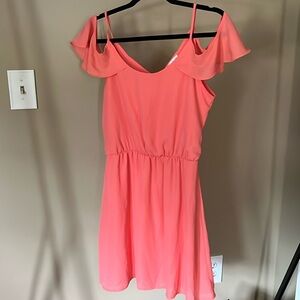 Coral dress